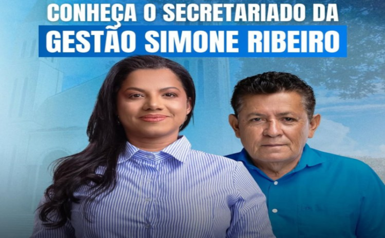 Simon Ribeiro Simone Ribeiro anuncia secretariado que assumirá as pastas de seu ...