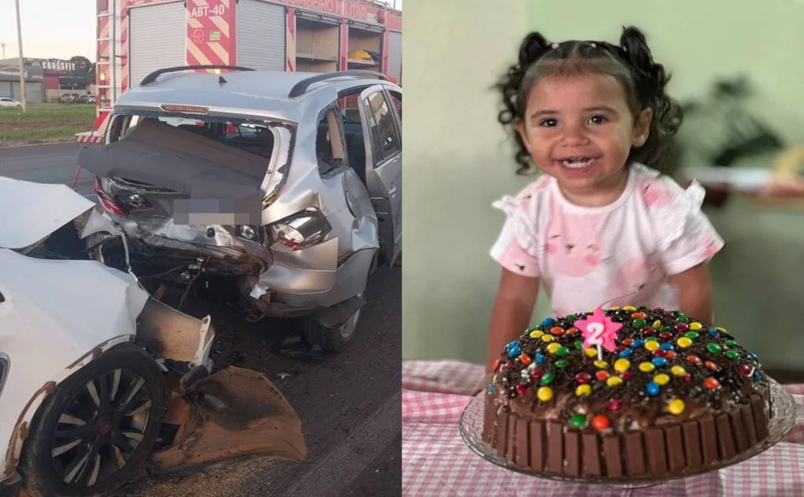 Ultrapassagem perigosa acaba com menina de 2 anos morta no Entorno