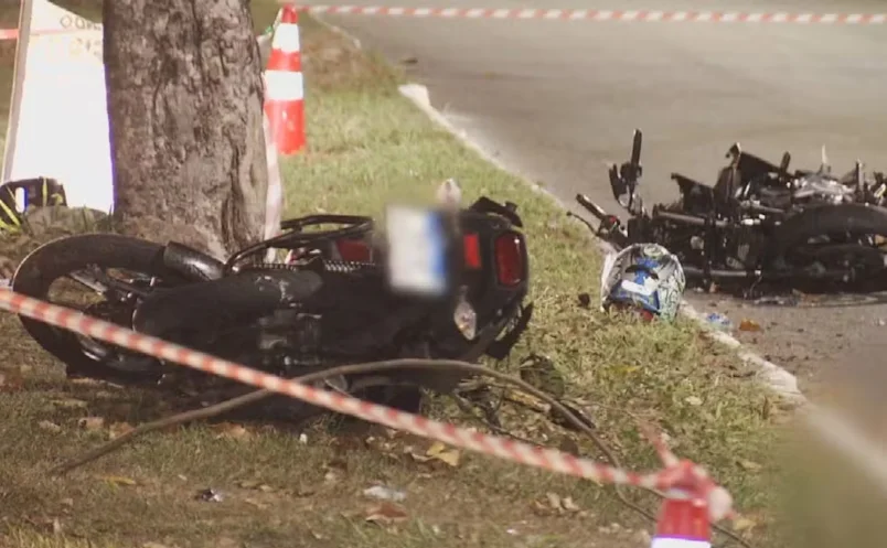 Motociclistas morrem após colisão entre motos em Goiânia